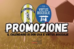 Promozione, il calendario di Don Uva e Virtus Bisceglie