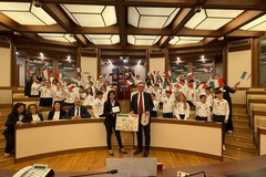 Premio speciale per i bambini della scuola primaria "De Amicis" in Senato