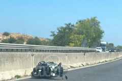 Scontro tra auto e moto sulla Statale 16 tra Trani e Bisceglie