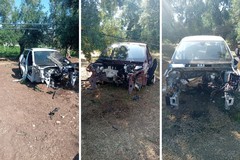 Ancora scocche di auto rubate: nuovo ritrovamento nell’agro di Bisceglie
