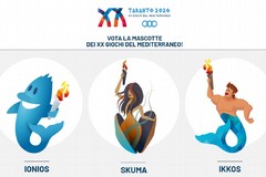 Giochi del Mediterraneo 2026, presentate le tre opzioni per la mascotte