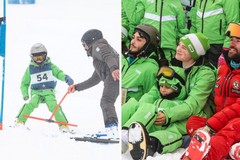 Il biscegliese Domenico Monopoli ai "Wembrace snow" con Bebe Vio