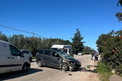 Nuovo incidente sulla Bisceglie-Corato: scontro tra auto e furgone