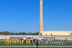 Beffa Unione Calcio Bisceglie: gli azzurri perdono in rimonta nel finale a Campi Salentina