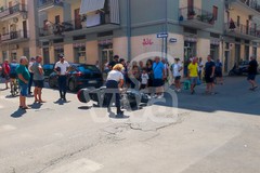 Incidente tra auto e scooter in via Monterisi: un ferito