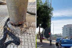 Pali della luce instabili, la segnalazione di Spazio Civico Bisceglie