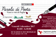 L'evento letterario Parola di poeta va in trasferta a Bari