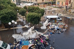 Maltempo devasta il mercato domenicale di Bisceglie, le parole del sindaco Angarano