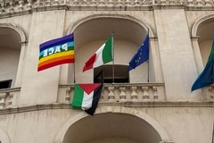 Esposta la bandiera della Palestina a palazzo san Domenico