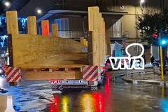 Arrivato il ponte ciclo pedonale che passerà sopra via della Repubblica - VIDEO