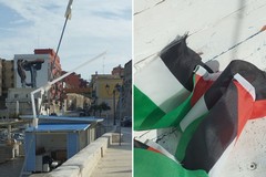 Atti di vandalismo alla barca per esprimere vicinanza alla Global Sumud Flottilla