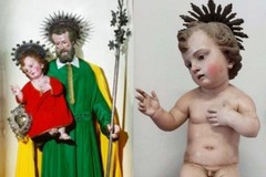 I carabinieri restituiscono una scultura di Gesù bambino sottratta alla chiesa di San Lorenzo