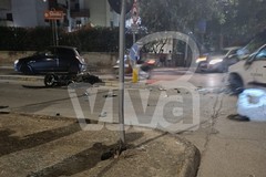 Violento scontro auto-moto nel quartiere Sant’Andrea: un ferito