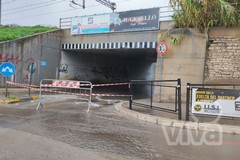 Maltempo a Bisceglie: chiuso momentaneamente il ponte di via Ruvo per allagamenti