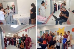 "Coccole musicali": all'ospedale Vittorio Emanuele II di Bisceglie libri e musica per i piccoli pazienti