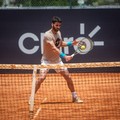 Andrea Pellegrino in campo a Stettino per i quarti di finale e la semifinale del doppio