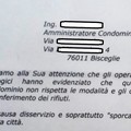 False minacce ai condomini di un caseggiato di Bisceglie: Ambiente 2.0 denuncia