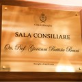 Sala consiliare ufficialmente intitolata all'onorevole Giovanni Bruni