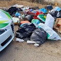 Rifiuti abbandonati selvaggiamente a Bisceglie, individuato un responsabile