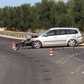 Auto contro il guard-rail sulla provinciale Bisceglie-Andria