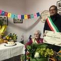 Gli auguri del sindaco all'ultracentenaria nonna Iolanda