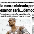 Quel paragone del Corriere dello sport tra Bisceglie... e Juventus