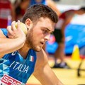 Carmelo Musci migliora ancora nel getto del peso  "dei grandi "