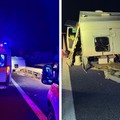 Tamponamento sulla autostrada A14 nella notte di Ferragosto