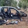 Quattro auto rubate a Bisceglie ritrovate tra gli ulivi di Giovinazzo