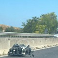 Scontro tra auto e moto sulla Statale 16 tra Trani e Bisceglie