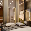 Design d'interni moderno nell'arredamento per hotel
