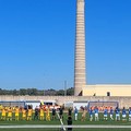 Beffa Unione Calcio Bisceglie: gli azzurri perdono in rimonta nel finale a Campi Salentina
