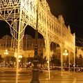 Dopo il maltempo, luminarie pericolanti in piazza Vittorio Emanuele