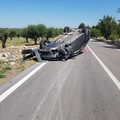 Perde il controllo dell'auto, 33enne biscegliese ferito in un incidente