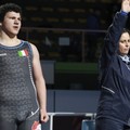 Lotta, Martino Piliero del Team Palomba agli Europei Under 17 di Bucarest