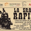 Cena con delitto con Maria Lanciano in  "La grande rapina "