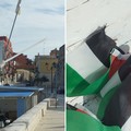 Atti di vandalismo alla barca per esprimere vicinanza alla Global Sumud Flottilla