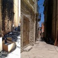 Rogo di rifiuti nel centro storico, danni alla chiesetta di Sant'Antonio Abate
