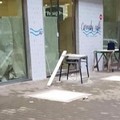 Due alberi rimossi nella centralissima via Aldo Moro