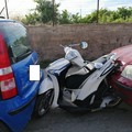 Tamponamento con 4 mezzi coinvolti in via Vecchia Corato