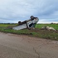 Incidente stradale sulla SP Andria-Bisceglie: un veicolo ribaltato
