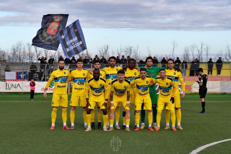 Squadra Bisceglie Calcio. <span>Foto Emmanuele Mastrodonato</span>