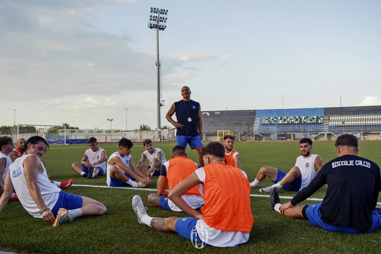 Bisceglie calcio, allenamenti