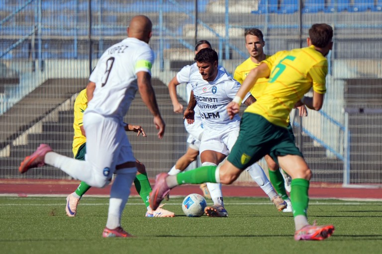 Giuseppe La Monica in azione. <span>Foto Emmanuele Mastrodonato</span>