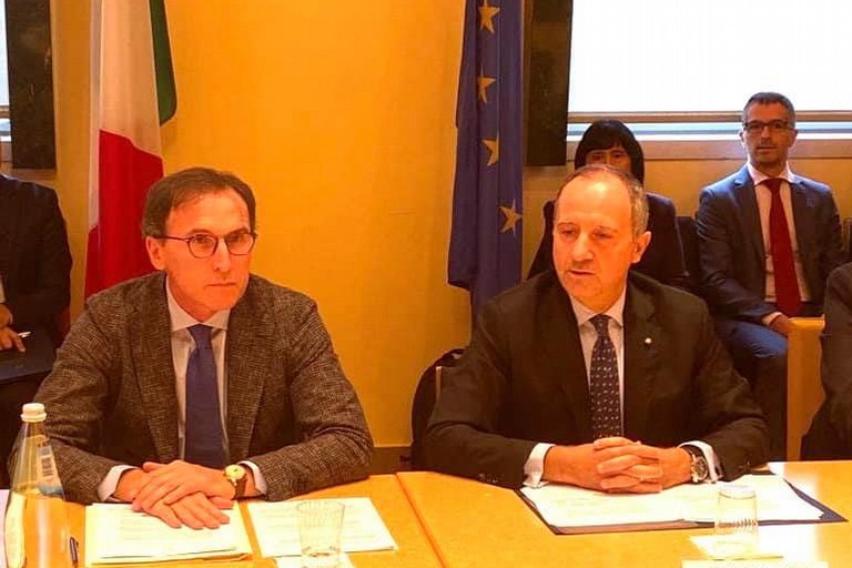 Francesco Boccia a Washington con l'ambasciatore italiano negli Usa Varricchio