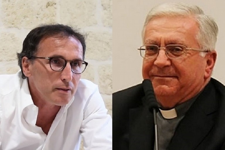 Francesco Boccia e Monsignor Giovanni Ricchiuti