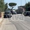 Scontro violento tra due moto in via Imbriani