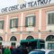 Manifestazione in piazza Margherita per parlare del Teatro Garibaldi a Bisceglie