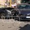 Brutto incidente in via Imbriani: mezzi distrutti, un ferito