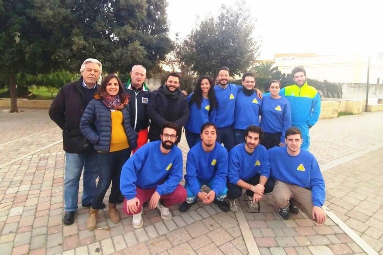 La Misericordia Bisceglie con i ragazzi del Servizio Civile. <span>Foto Nico Colangelo</span>